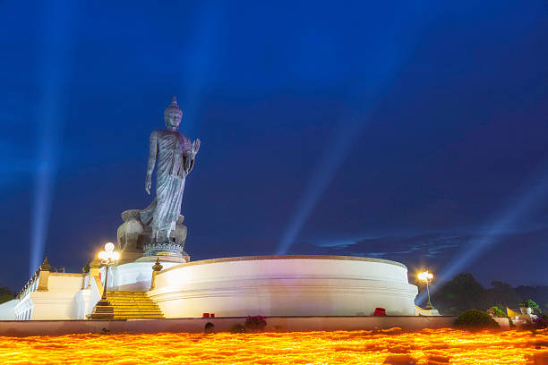 istock buddha old landmark with lighting bucha day 479337308