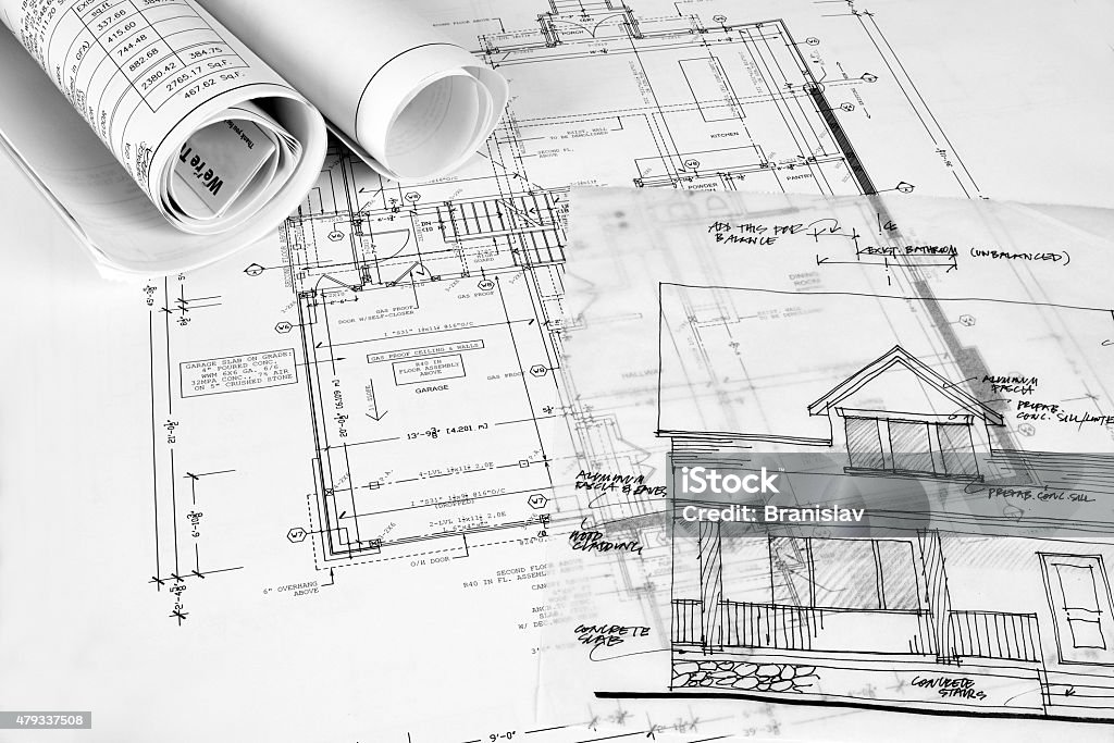 Blueprint Description Blueprints Stock Photo - Download Image Now - 2015, Architecture ...