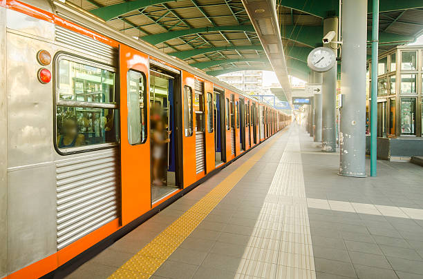 A metro station in Athens, the greek capital city.