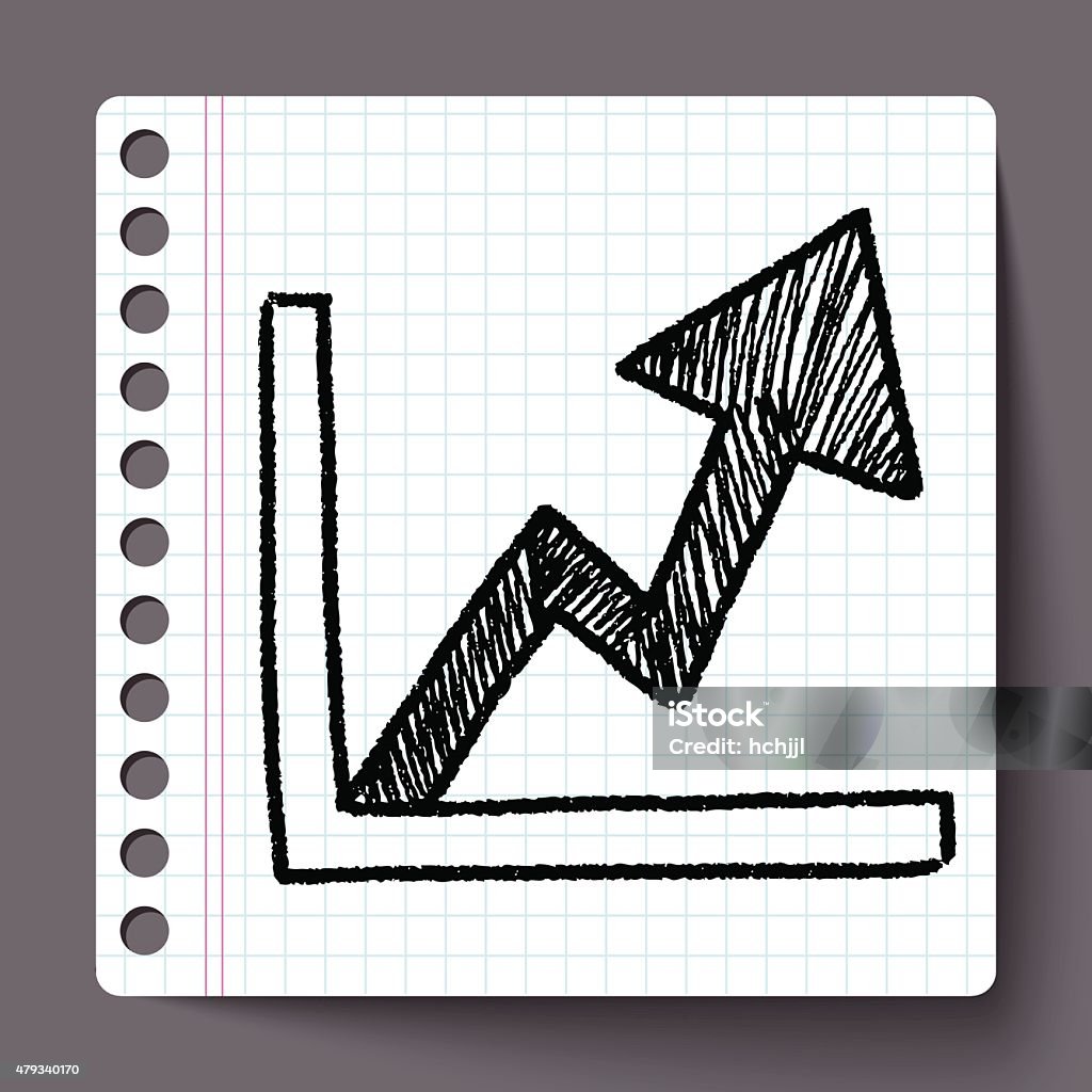 Simple Graph Up Doodle Graph Up Stock Illustration - Download Image Now - 2015 ...
