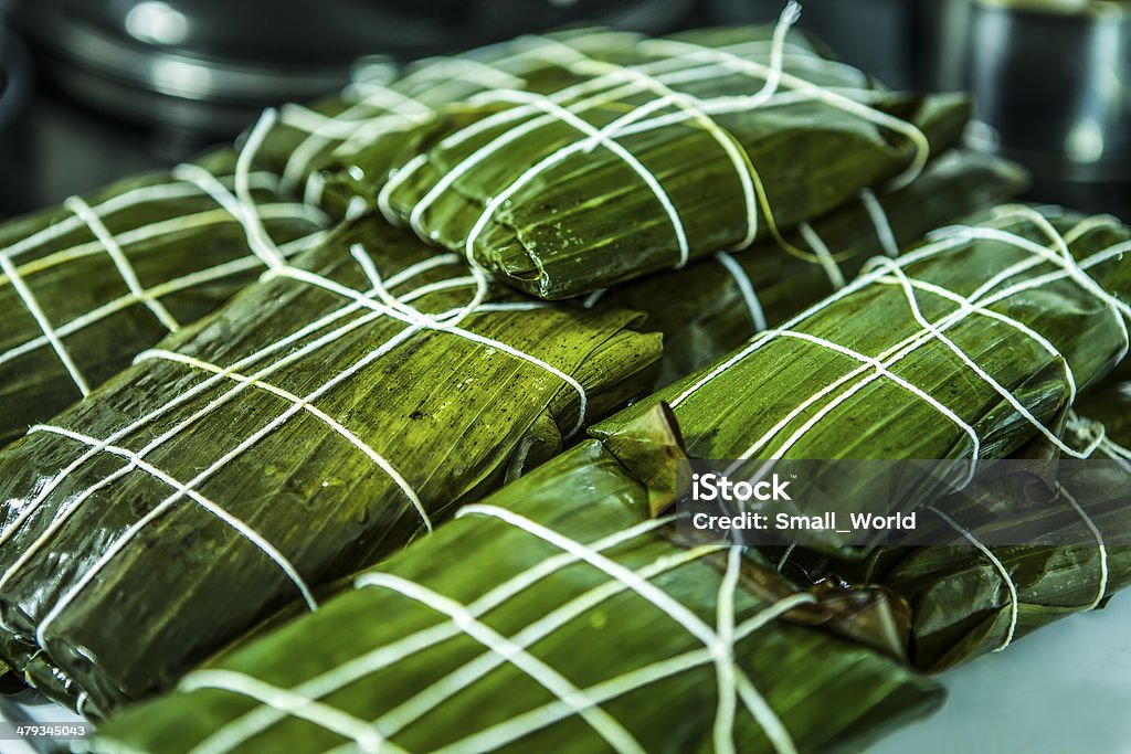 Hallaca - Typical Venezuelan Food Hallaca - Typical Venezuelan Food for Christmas Banana Stock Photo