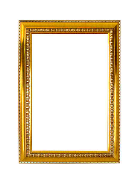 istock Golden frame isolated on the white background 479346125