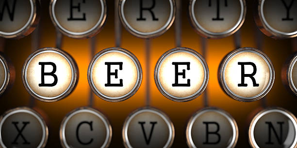 istock Beer on Old Typewriter's Keys. 479346617