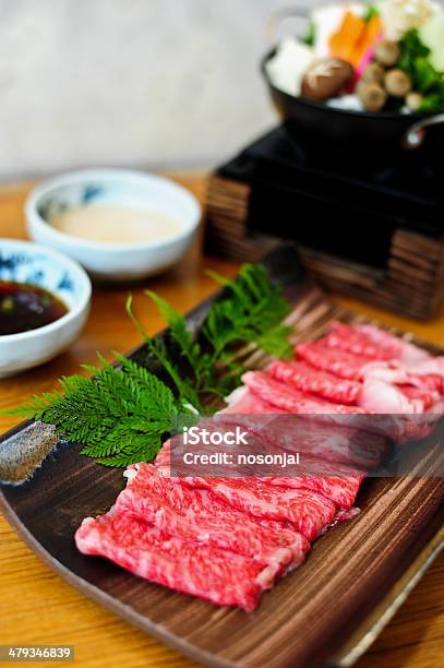 Beef For Shabushabu Stock Photo - Download Image Now - Beef, Miyazaki Prefecture, Barbecue Grill