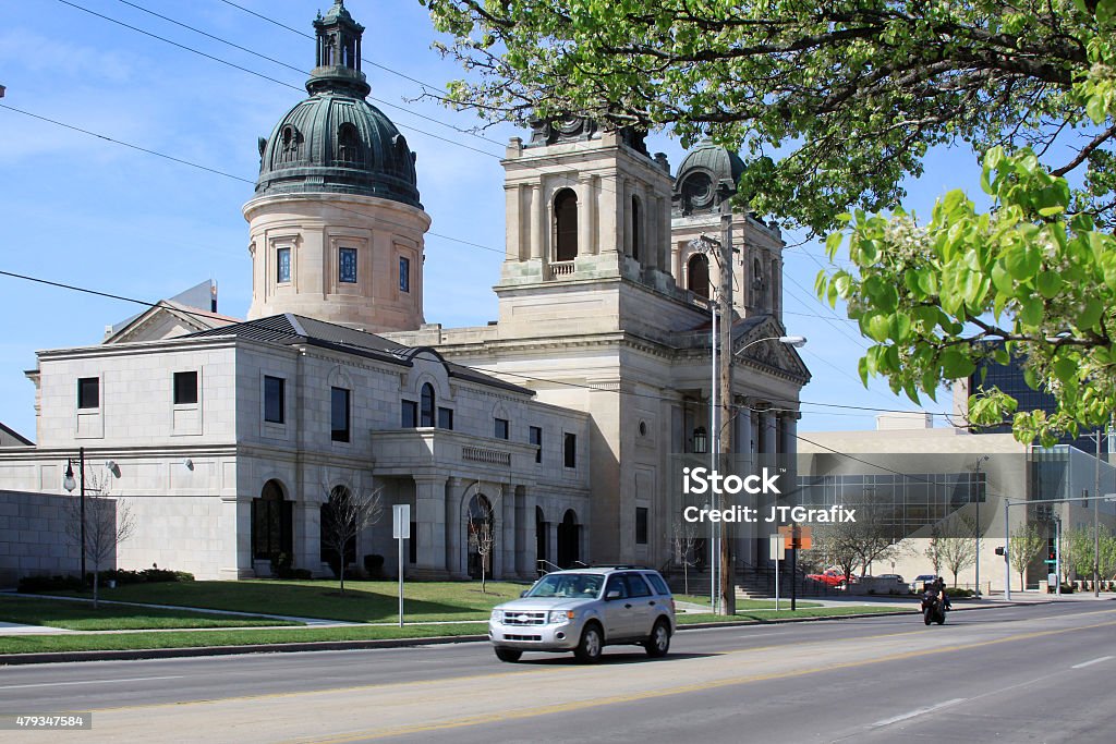 Wichita Kansas USA Downtown Wichita Kansas is photographed. Wichita Stock Photo