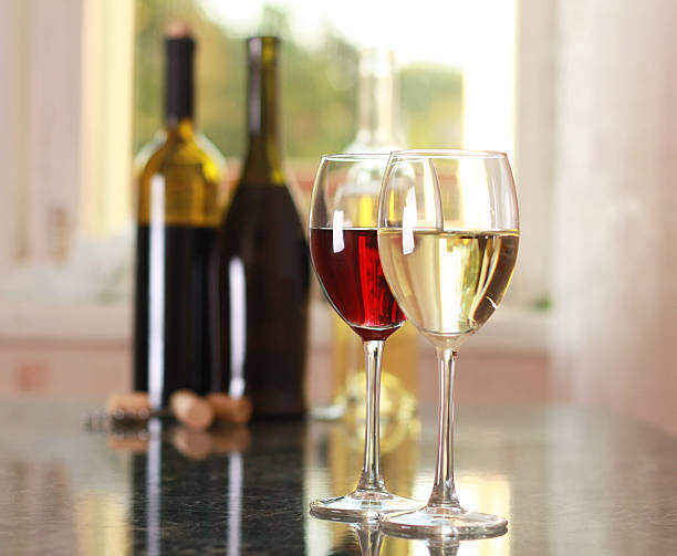 istock art wine glasses on the table 479347801