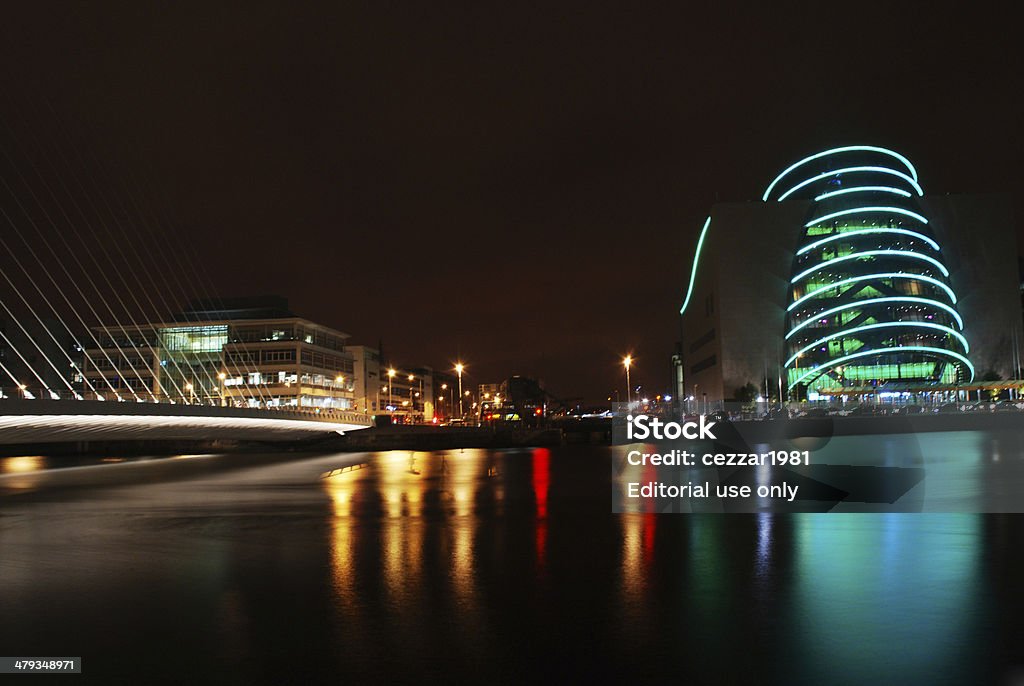 Greening der Stadt 2014/DUBLIN - Lizenzfrei Brücke Samuel Beckett Bridge Stock-Foto