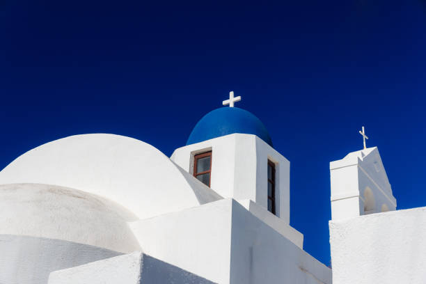 istock Traditional white church in Santorini 479354611