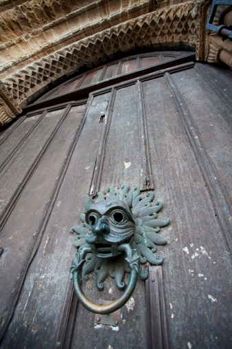 The Sanctuary Knocker of Durham Cathedral is an ornamental knocker which could be used to afford sanctuary to an individual in danger of attack or pursuit by the authorities.
