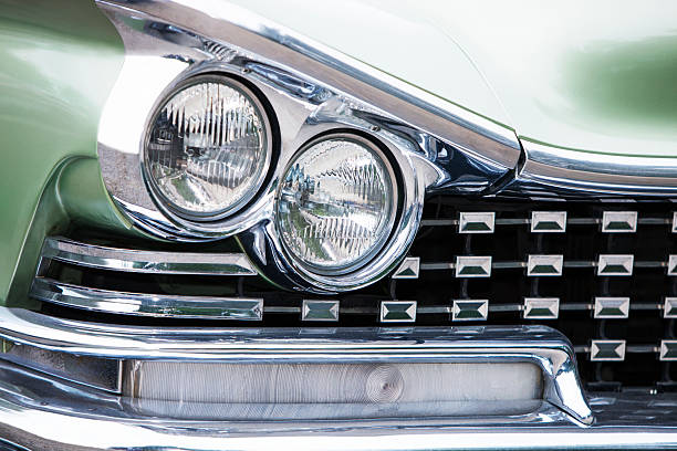 istock Vintage American Car Headlight, 479355463