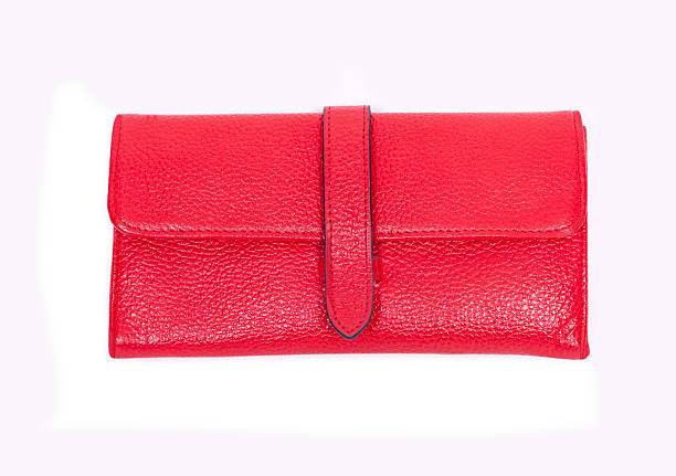 istock Female red handbag isolated on white 479356585