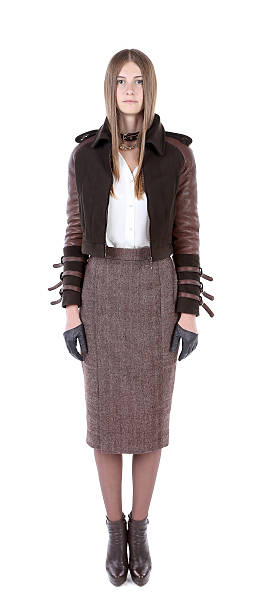 istock Woman in brown jacket. 479357423