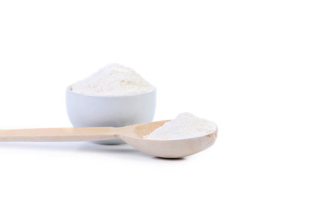 istock Spoon and bowl with flour. 479357433