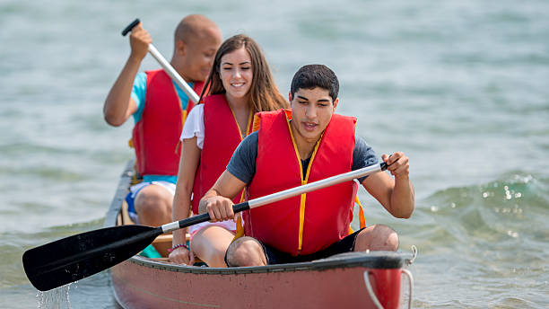 istock Young Teenagers on a Canoe Trip 479367296