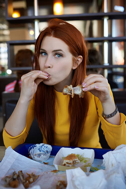 istock woman at fast food restaurant 479367562