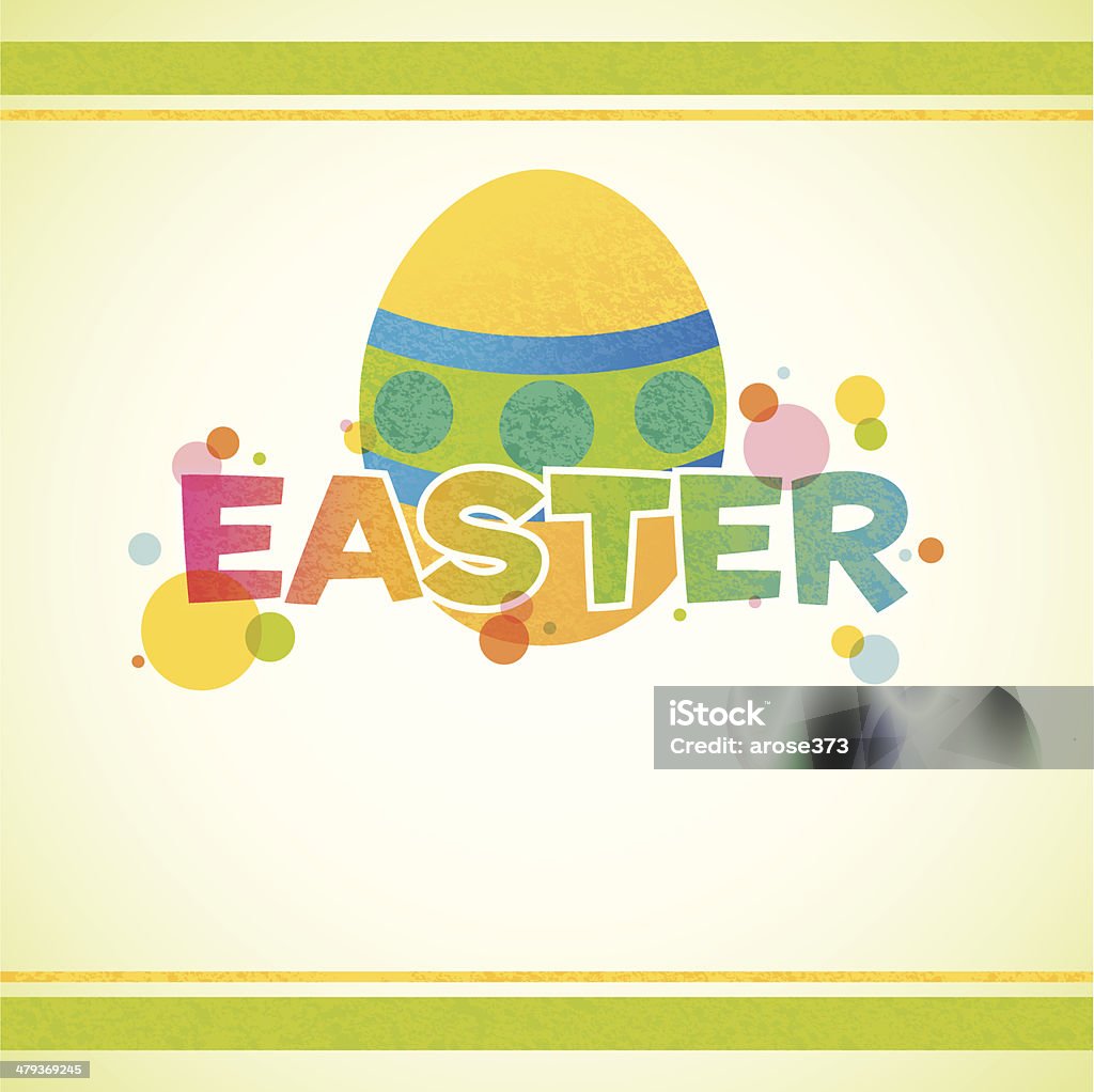Easter Egg banner A vector illustration of Easter Egg sign/banner. Circle stock vector
