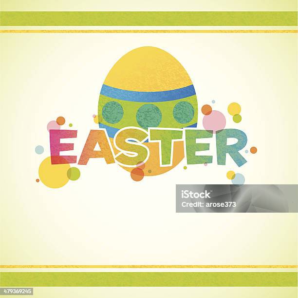 Easter Egg Banner Stock Illustration - Download Image Now - Circle, Easter, Easter Egg
