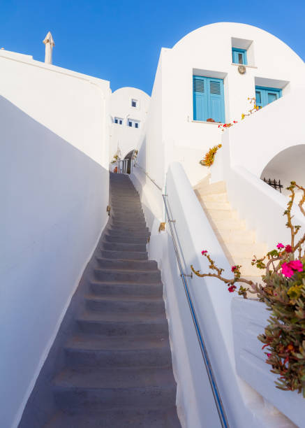 istock Steps leading to a hotel in Greece 479373673
