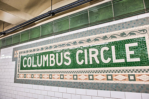 istock Columbus Circle subway station sign, Manhattan 479374039