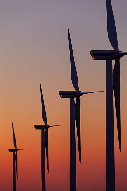 istock Wind turbine at sunset 479379153