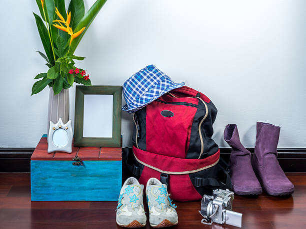 istock Summer holiday backpack in bedroom 479381422