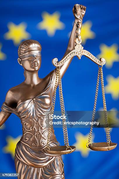 Photo libre de droit de Justice De Lue banque d'images et plus d'images libres de droit de Union Européenne - Union Européenne, Drapeau de l'Union Européenne, Droit