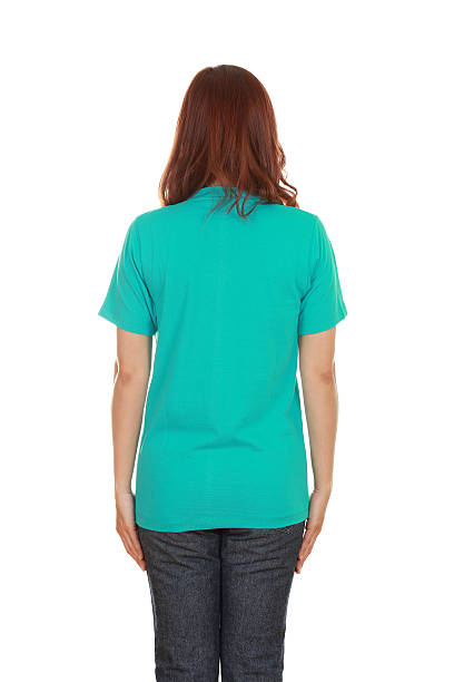 istock female with blank t-shirt (back side) 479383230