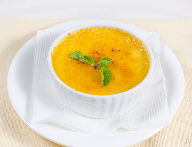 istock Bowl of pumpkin soup with mint 479383484