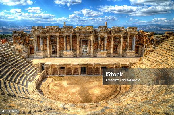 Hierapolis Theatre Stock Photo - Download Image Now - Pamukkale, 2013, Anatolia