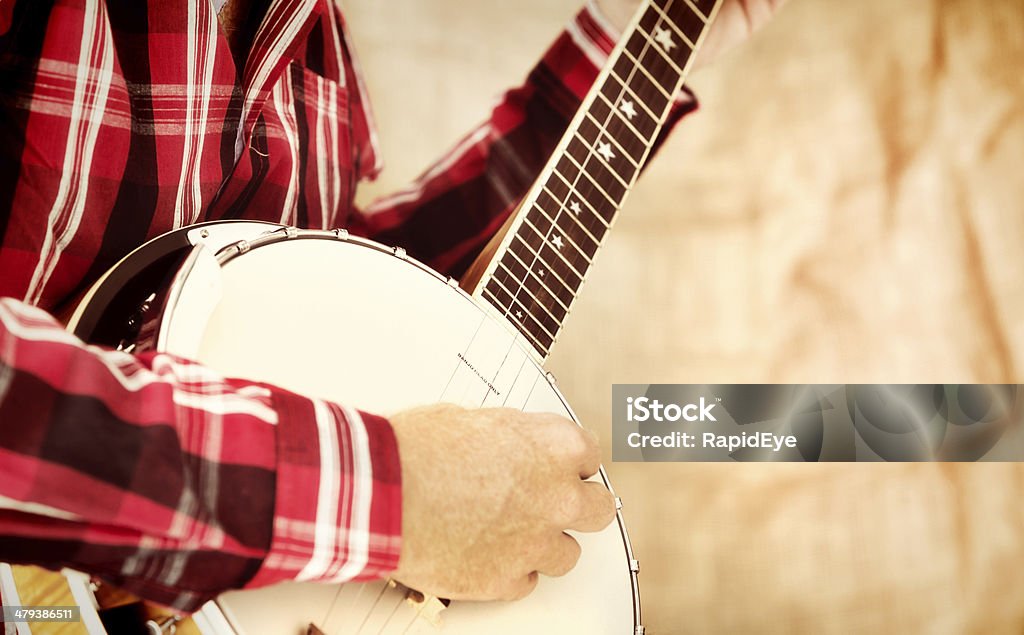 La musique Country joués au banjo - Photo de Accord - Écriture musicale libre de droits