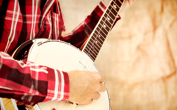 istock Country-style music being played on banjo 479386511