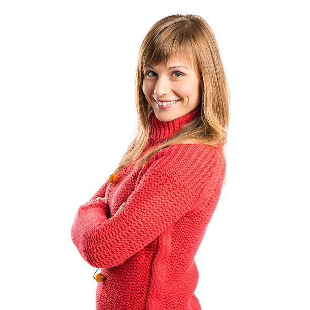 istock Young women with hers arms crossed over white background 479388411