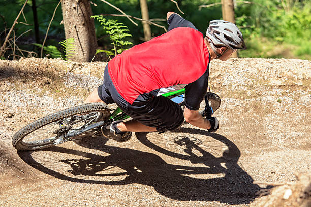 istock Mountain bike rider gravity slope 479389210