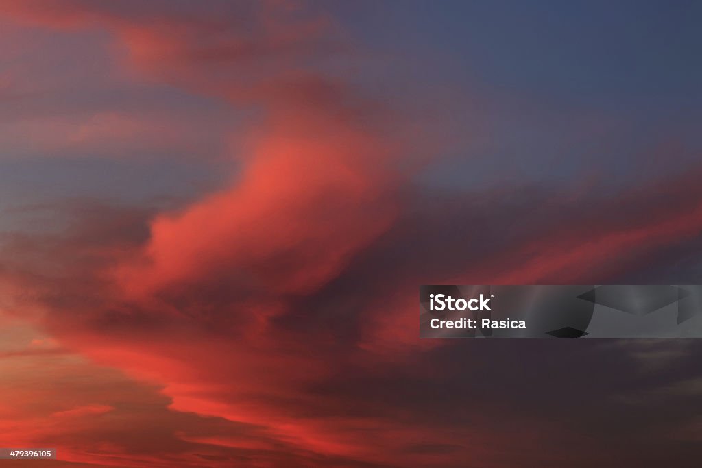 Macia e Fofo Nuvem formação em sunrise - Royalty-free Amanhecer Foto de stock