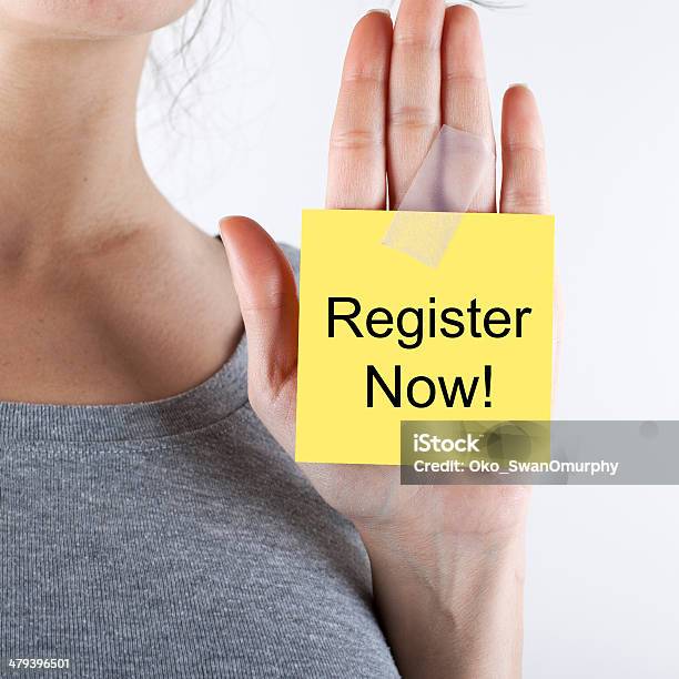 Register Now Stock Photo - Download Image Now - Registration Form, Cash Register, Reminder