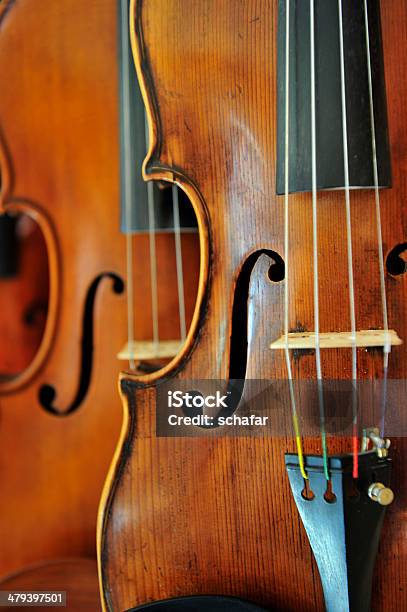 Violin Close Stock Photo - Download Image Now - Antique, Art, Art Product