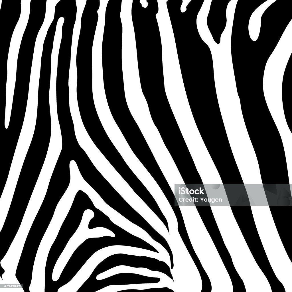 Skin of a zebra (vector) Chequered life. Zebra Print stock vector