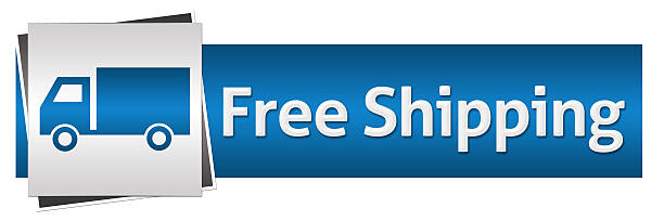 istock Free Shipping Blue Grey With Truck 479398778