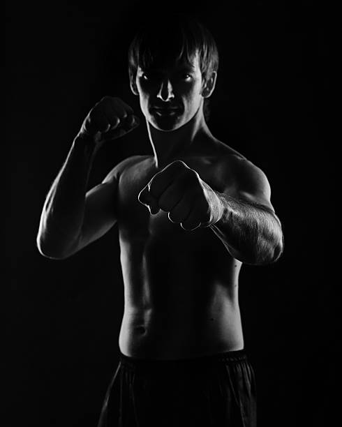 istock Kung Fu athletes do kata low key 479399470
