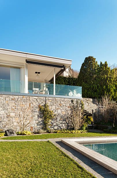 istock House, view from the garden 479403759