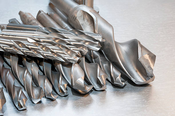 istock Metal drill bits. Drilling and milling industry. Closeup. 479403887