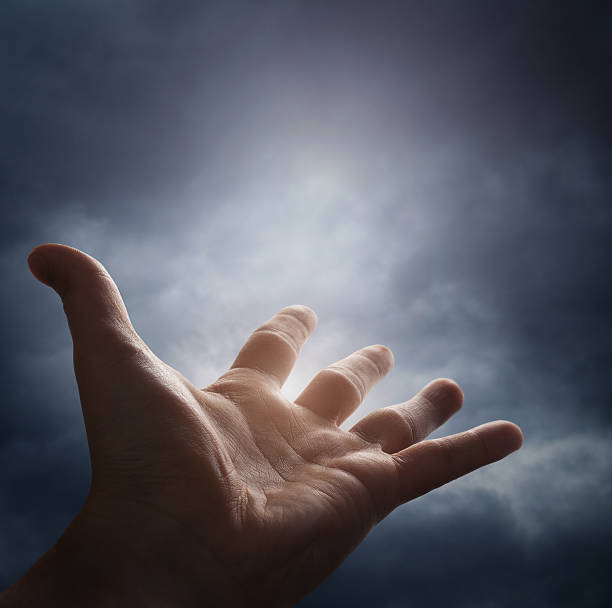 istock Hand reaching for the cloud in the sky 479407768