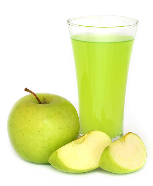 istock Apple juice with green fruits 479407840