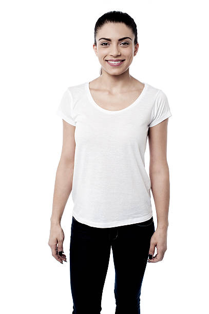 istock Casual woman posing over white 479408558