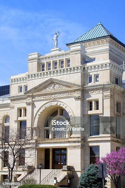 Wichita Kansashistorical Building Stock Photo - Download Image Now - Wichita, Kansas, 2015