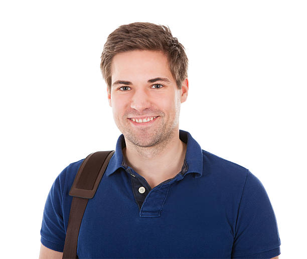 istock Confident Male Student Carrying Bag 479413272