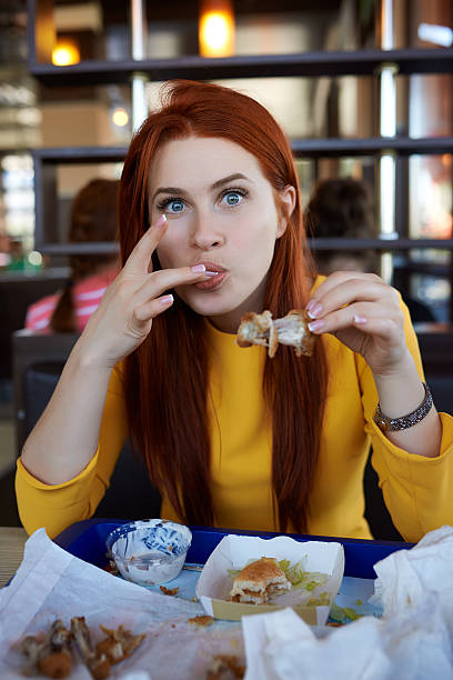 enjoying my fast food