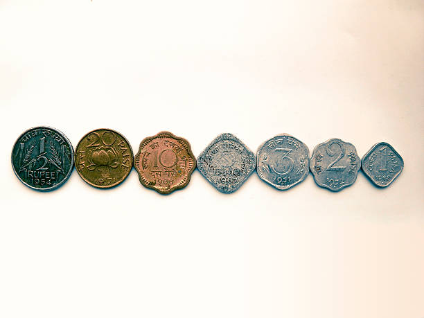 istock Different types of Indian currency, Antique coins 479414140