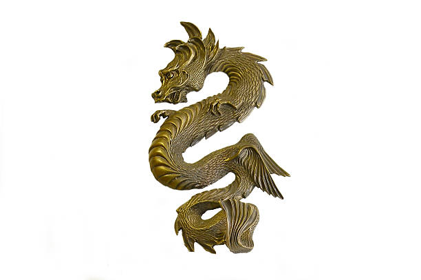 istock Chinese metal dragon figure 479418668