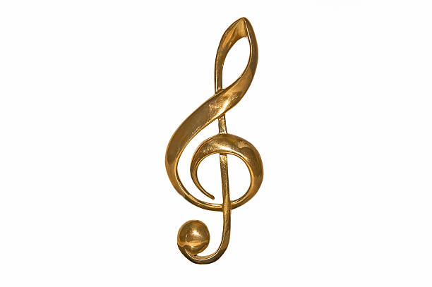 istock Golden treble clef 479418674